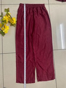 Cottinfab Maroon Kurta Set