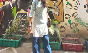 *ON SALE* Blue cotton Kurti