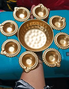 Set Of 2 Diya Urli (Combo)