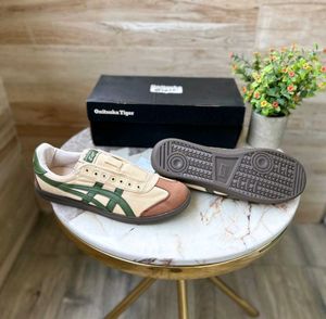 Onitsuka Tiger Cream/Green Sneakers