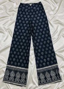 Printed Wide Leg Pants