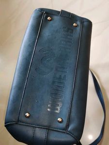 Women Marks Blue Tote Bag
