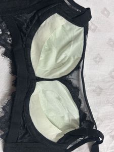 Elegant Black Lace Bra