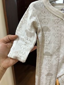 Miarcus White Bear Onesie