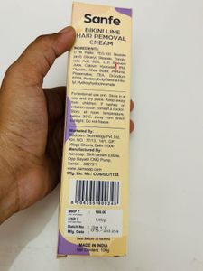 Sanfe bikini line hair removal cream