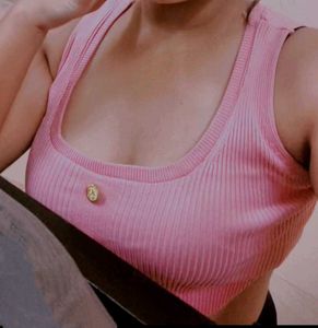 Barbiecore Pink Crop Top | K-pop Y2K Vibes 💕🌺🌺