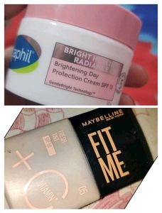 COMBO Of Cetaphil Day Cream And Fitme Tint