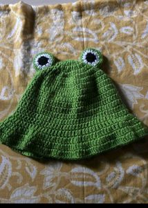 Crochet Froggy Bucket Hat