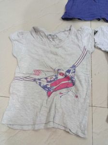 Combo Of 5 Tshirt And Top Skirt