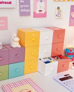 Stackable Cute Mini Drawers - Set Of 2