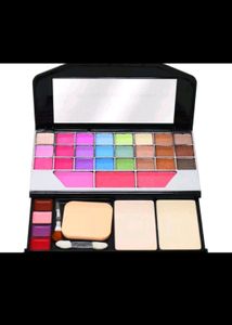 Combo Of Makeup Kit, Makeu Brush, Blender