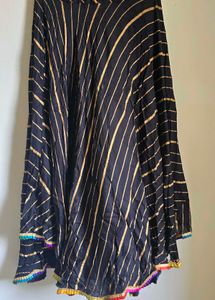 Pure Cotton Lehriya Print Ghaghra