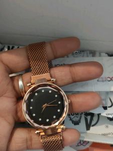 Rose Gold Mesh Watch