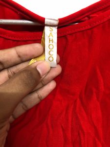 Sahoco Stylish Red Top