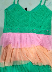 Cute Green &amp; Pink Top