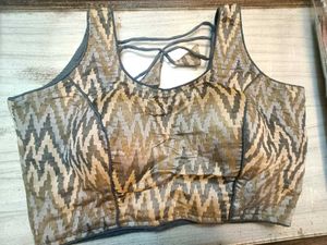 Multicolour Sleeveless Blouse