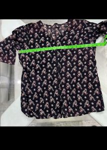 Bird Print Top