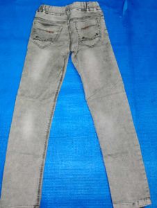 Boys' Grey Denim Jeans