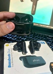 pTron Wireless Earbuds Bassbuds Duo