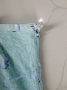 Floral Print A-Line Skirt