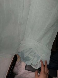 Light Dress Long Green Gown