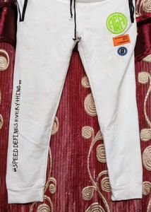 White Joggers