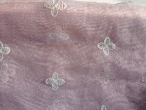 Baby Pink Colour Lucknawi Thread Work Dupatta
