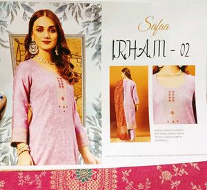 Elegant Red Ethnic Dress Material