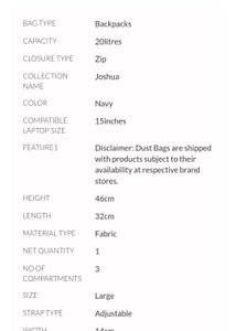 Tommy Hilfiger Backpack - Stylish &amp; Durable