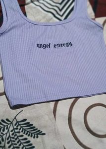 Angel Energy Ribbed Tank Top