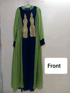 Double Colour Gown