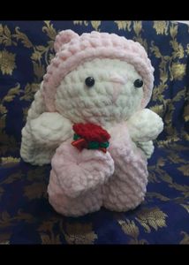 Crochet Bunny Doll, Handmade Toy