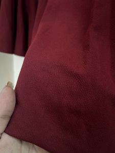 Maroon TOP With Flared Sleeves
