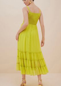Anthea Green Embellished Dress
