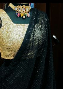 Sequence Saree With Blouse