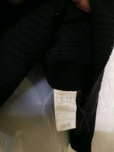 Y2k Floral Embroidered Black Sweater