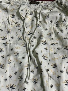 Floral off-shoulder mini dress