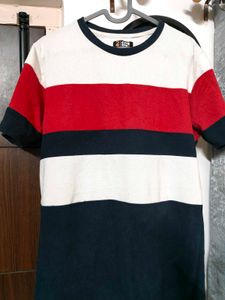 Striped Crew Neck Tee