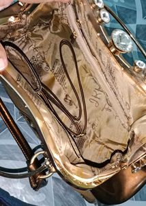 Leather Handbag Latest Partywear Stone Bag