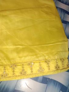 Yellow Embroidered Kurta Set