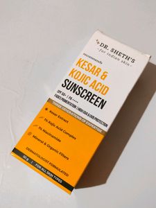 Dr Sheth's Kesar & Kojic Acid Sunscreen