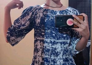 Multi Colour Stylish Smoking Top