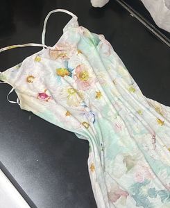 Floral Print Spaghetti Strap Dress