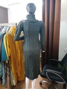bodycon Stylish Knit Turtleneck Dress