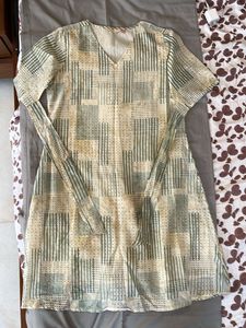 Patterned Pocket Dress