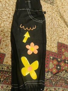 Cute Kids&#39; Black Denim Pants
