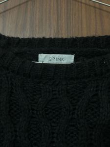 Chic Black Knit Sweater