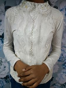 White Lace Top