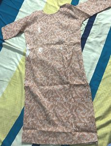 Floral Print Kurta Pant Set