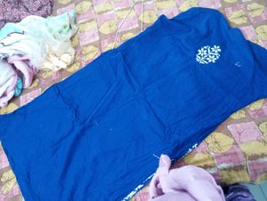 Blue Embroidered Kurti